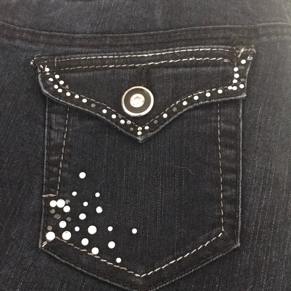 Size M Dark Wash Jeggings - Picture 2 of 5